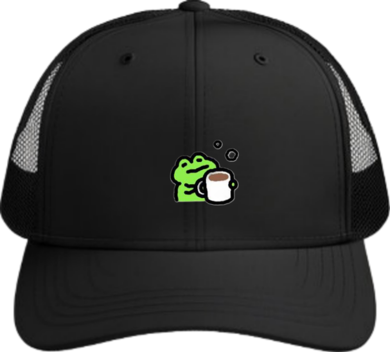 Frog Baseball cap Black 6