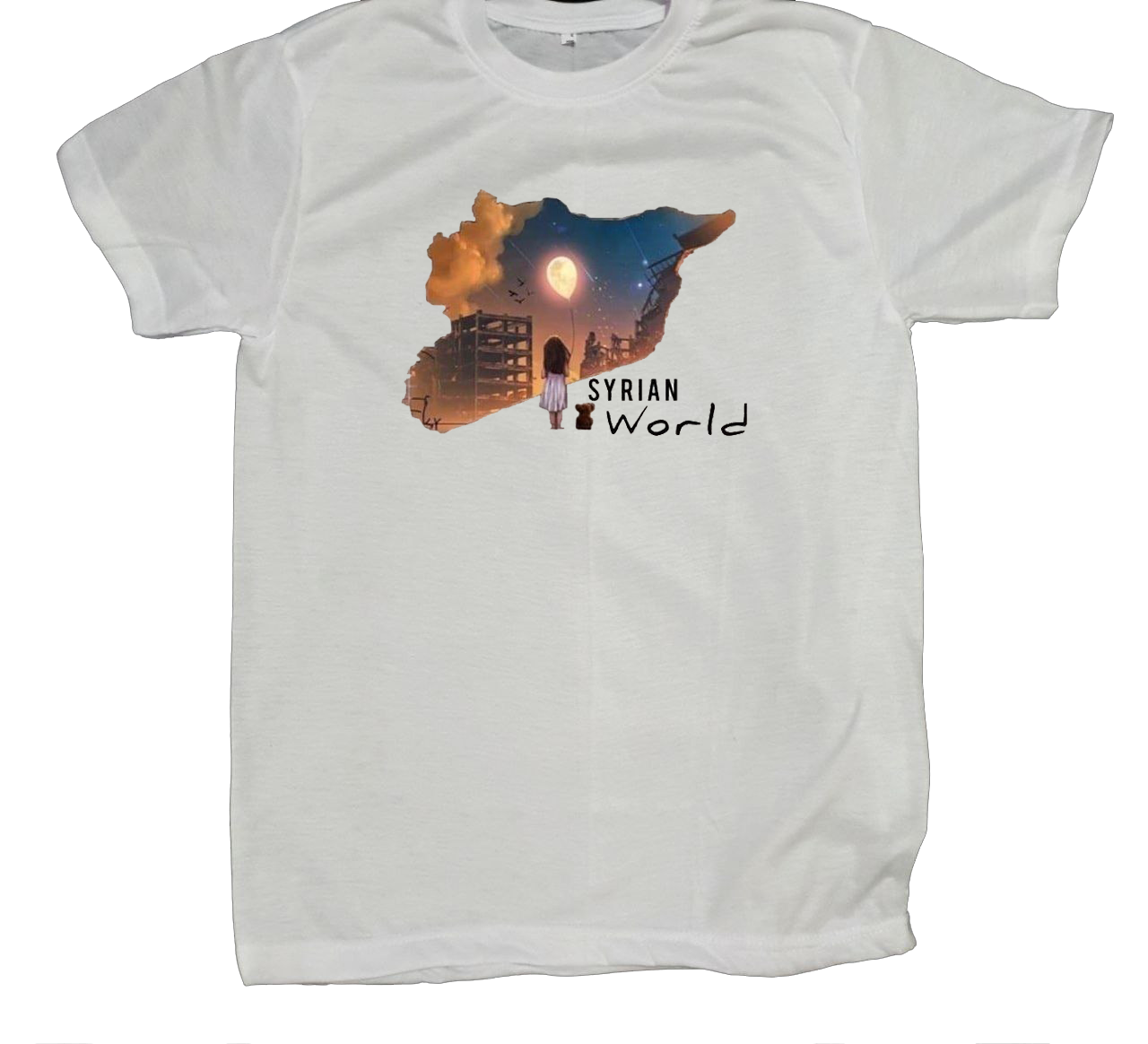 Syria t- shirt fat White 6