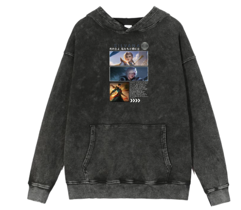 Mobile Legends Bang Bang One Size hoodie Washed 6