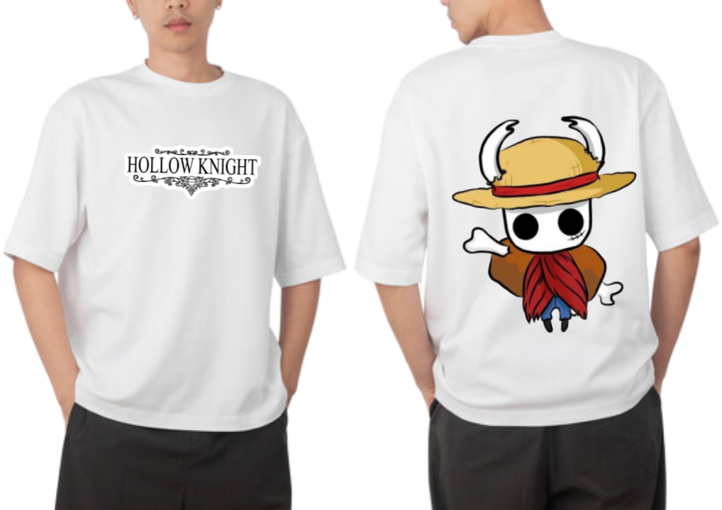 Hollow Knight t- shirt One Size White Back 6