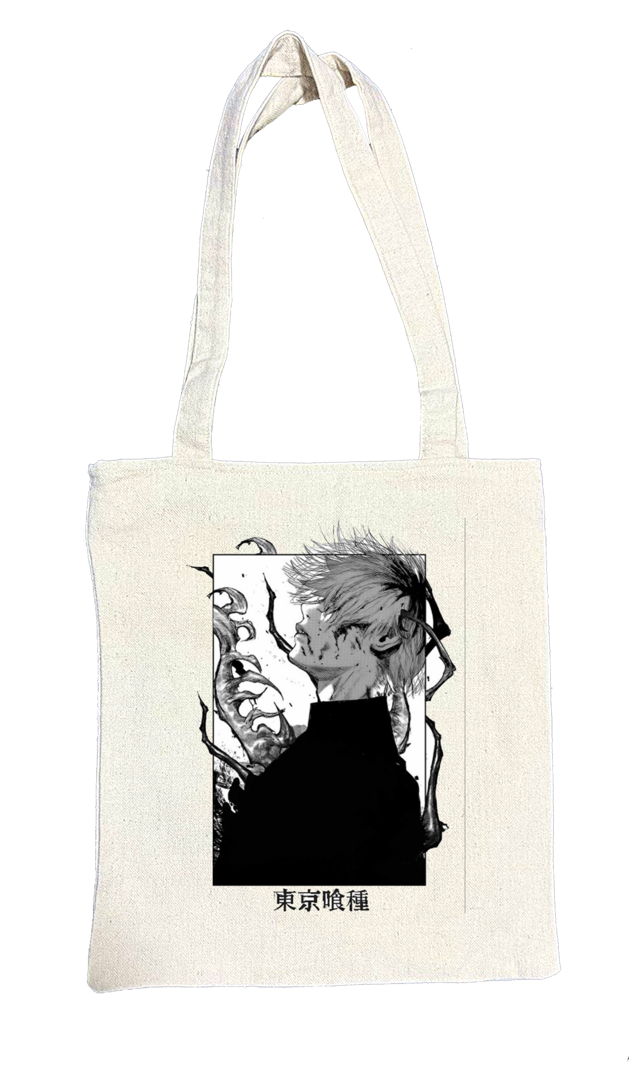 Tokyo ghoul tote bag beige 6