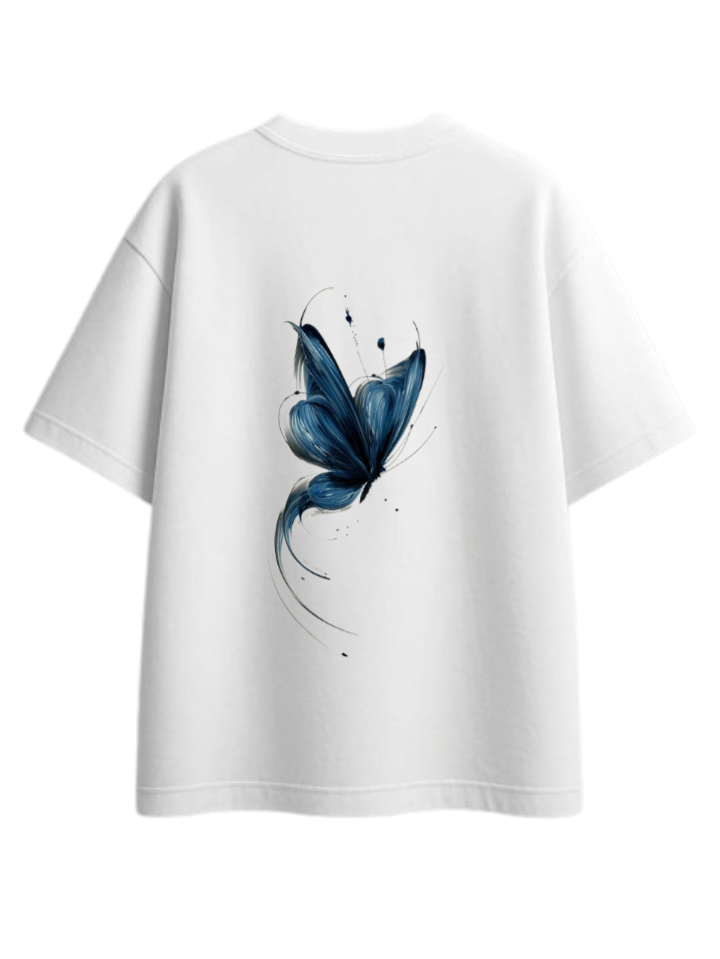 butterflies t- shirt White Back 6