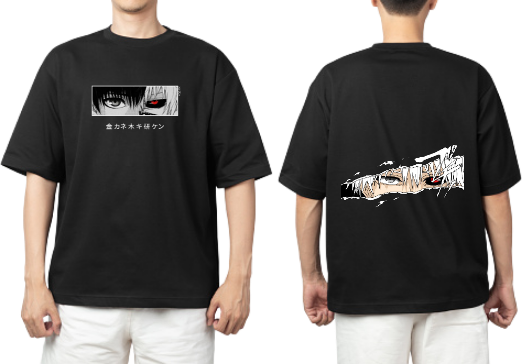 Tokyo ghoul t- shirt One Size Black Back 6