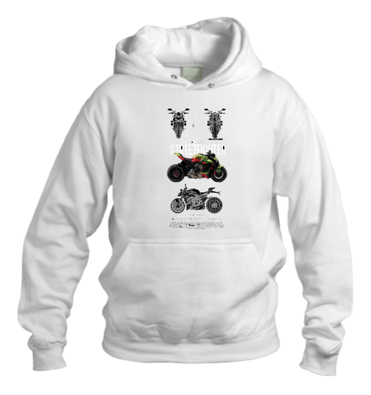 MOTOR CYCLE One Size hoodie White 6