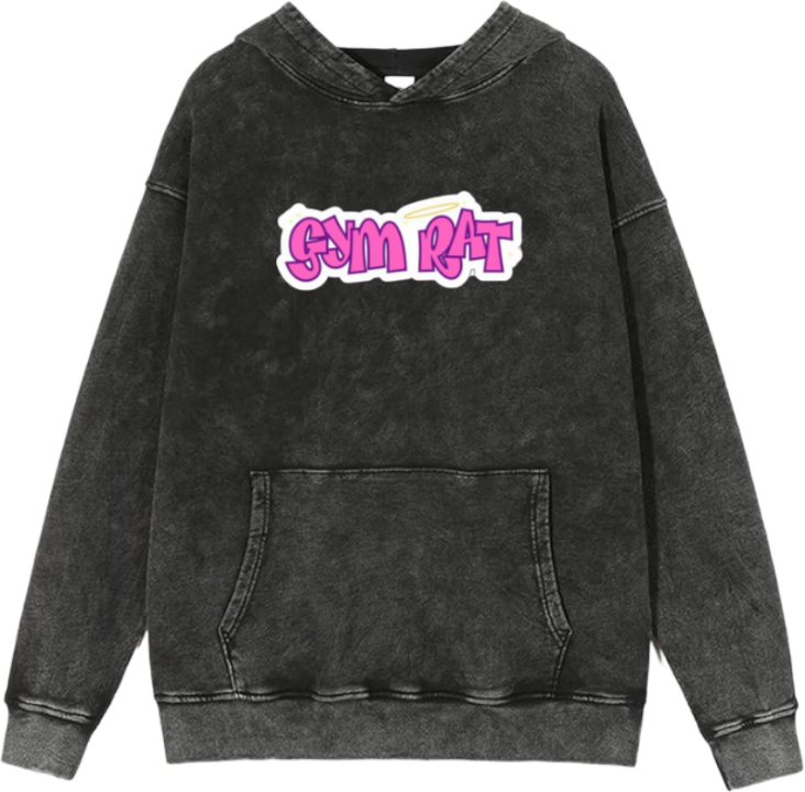 workout gym pilates Oversize Hoodie Washed 6