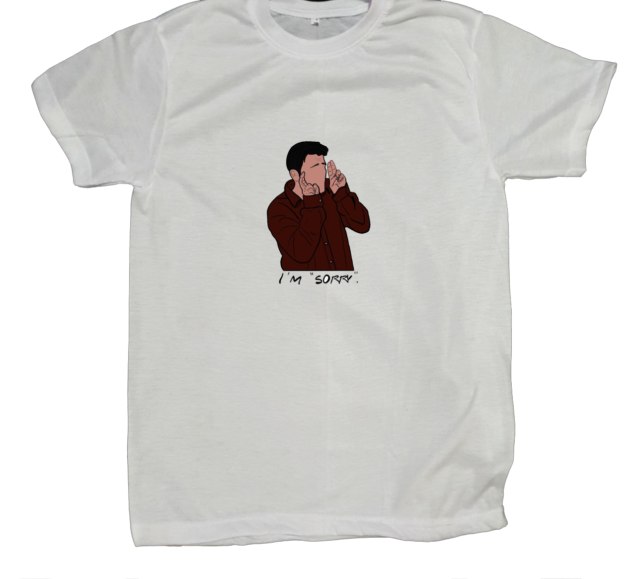Friends t- shirt fat White 6