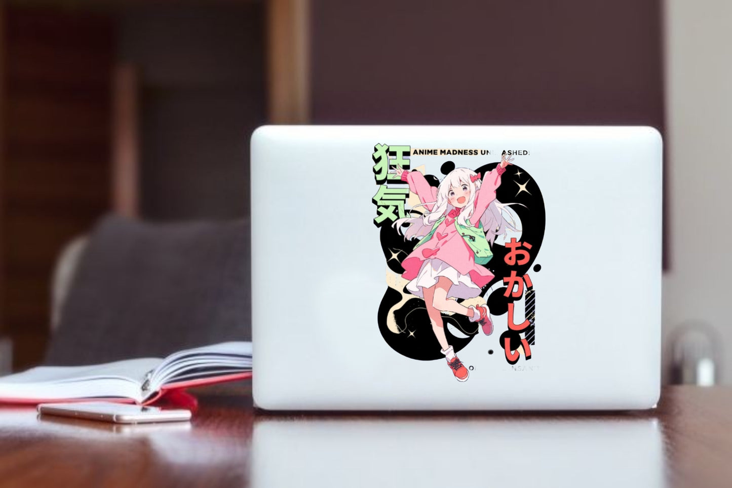 RANDOM ANIME GIRL Laptop Sticker 6