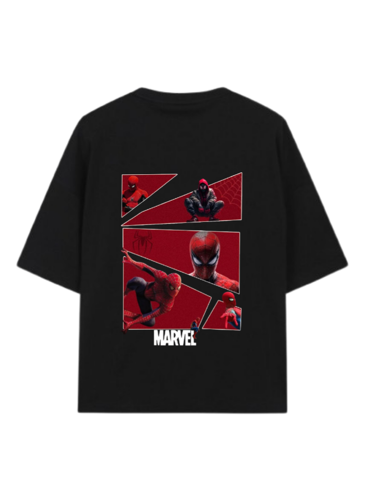 Spiderman t- shirt One Size Black Back 6