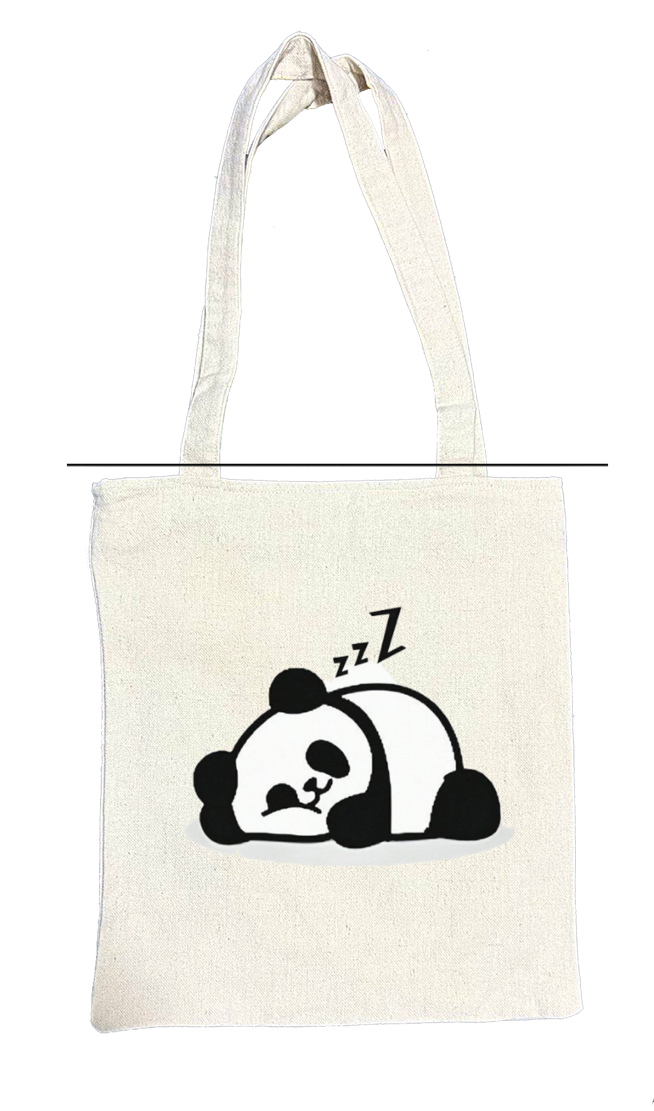 PANDA tote bag beige 6