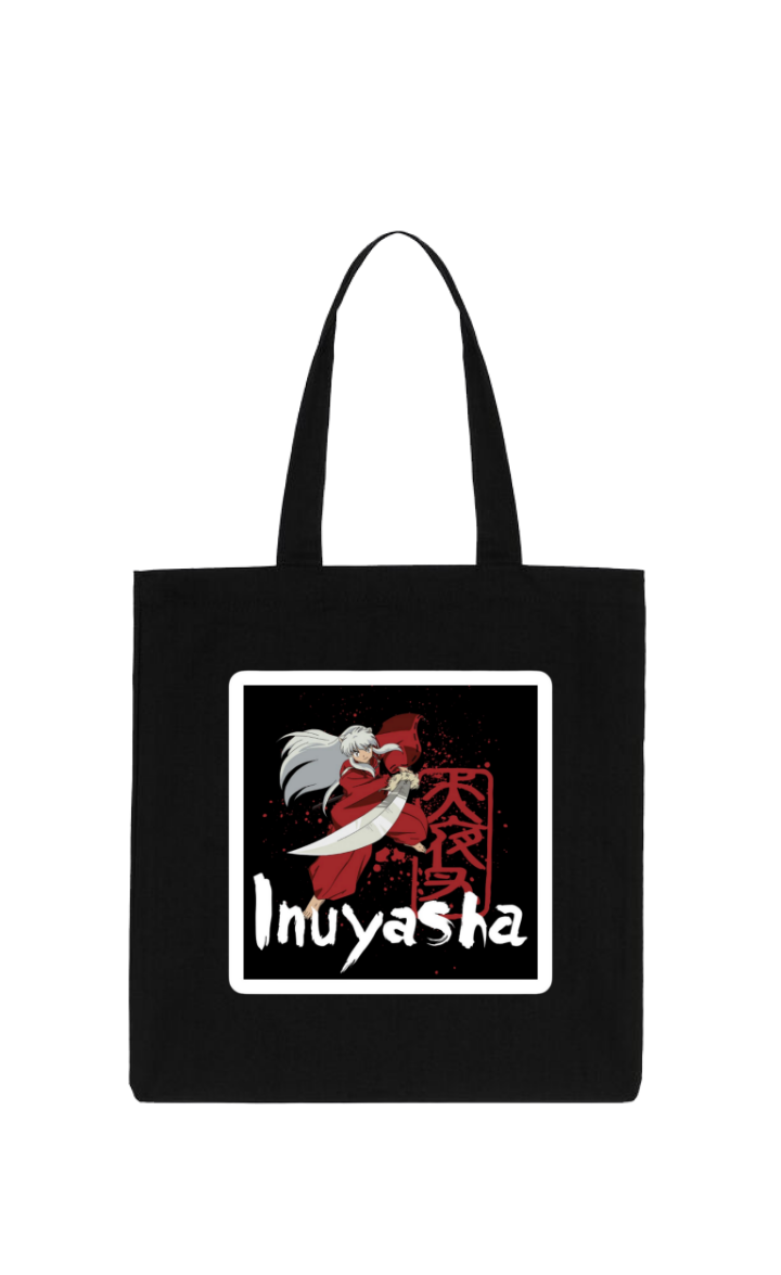 Inuyasha tote bag Black 6