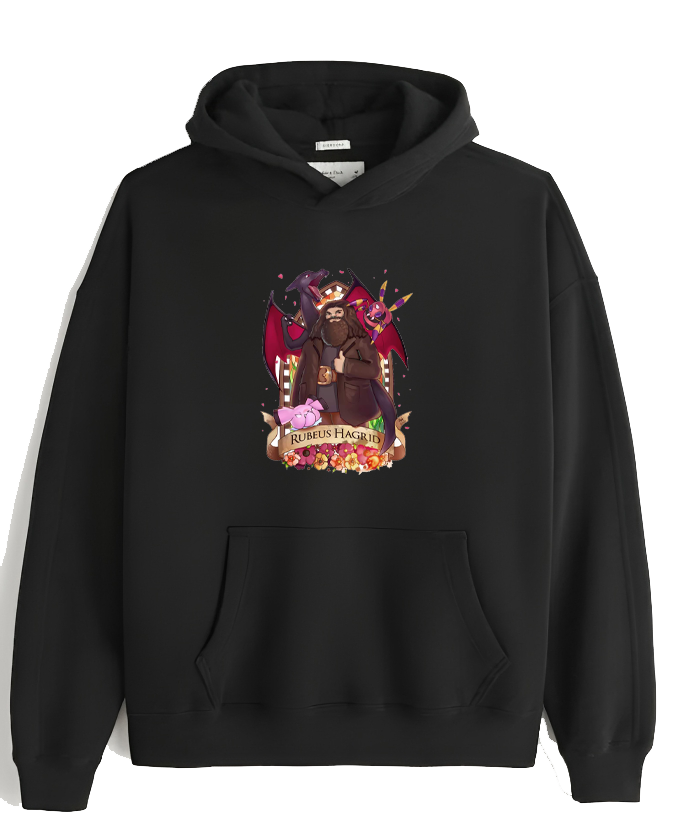 Harry Potter One Size hoodie Black 6