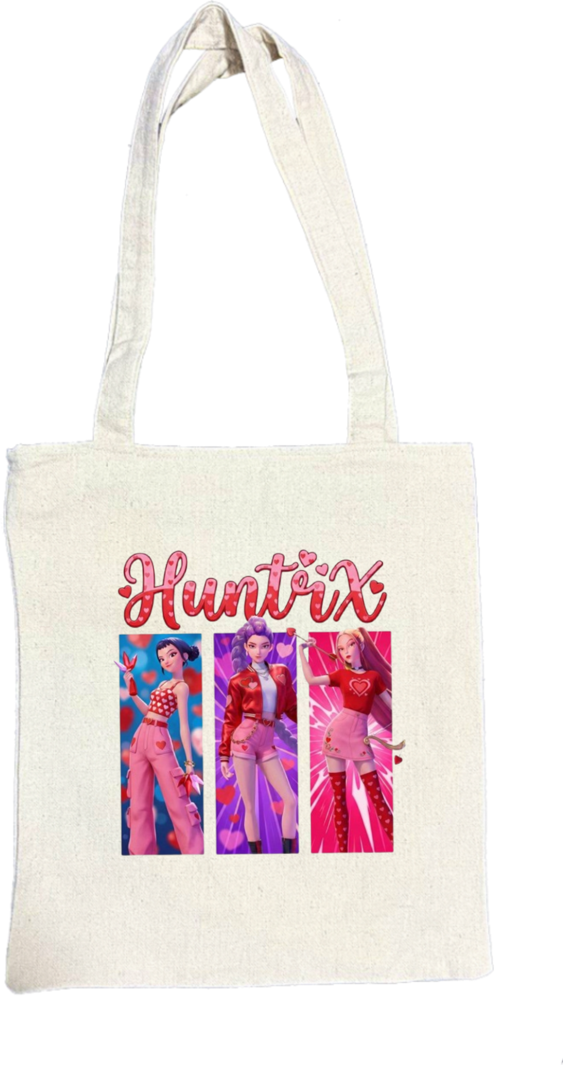 Hunterix kpop tote bag Beige 6