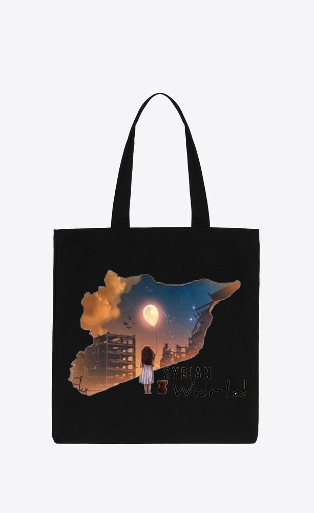 Syria tote bag Black 6