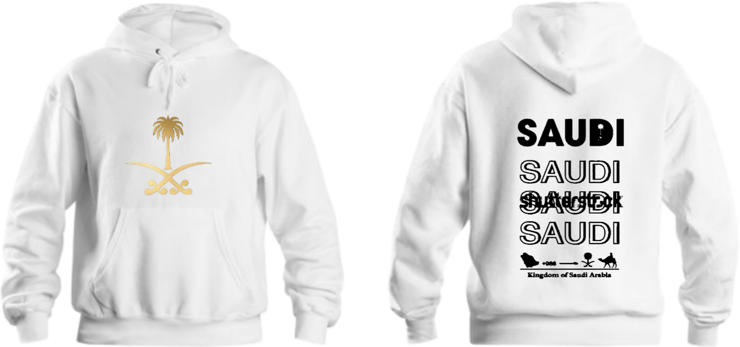 SaudIa Arabia saudi Oversize Hoodie White 6