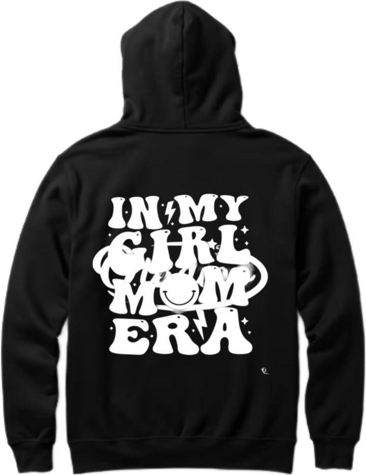Mom dad parents Oversize Hoodie Black Back 6