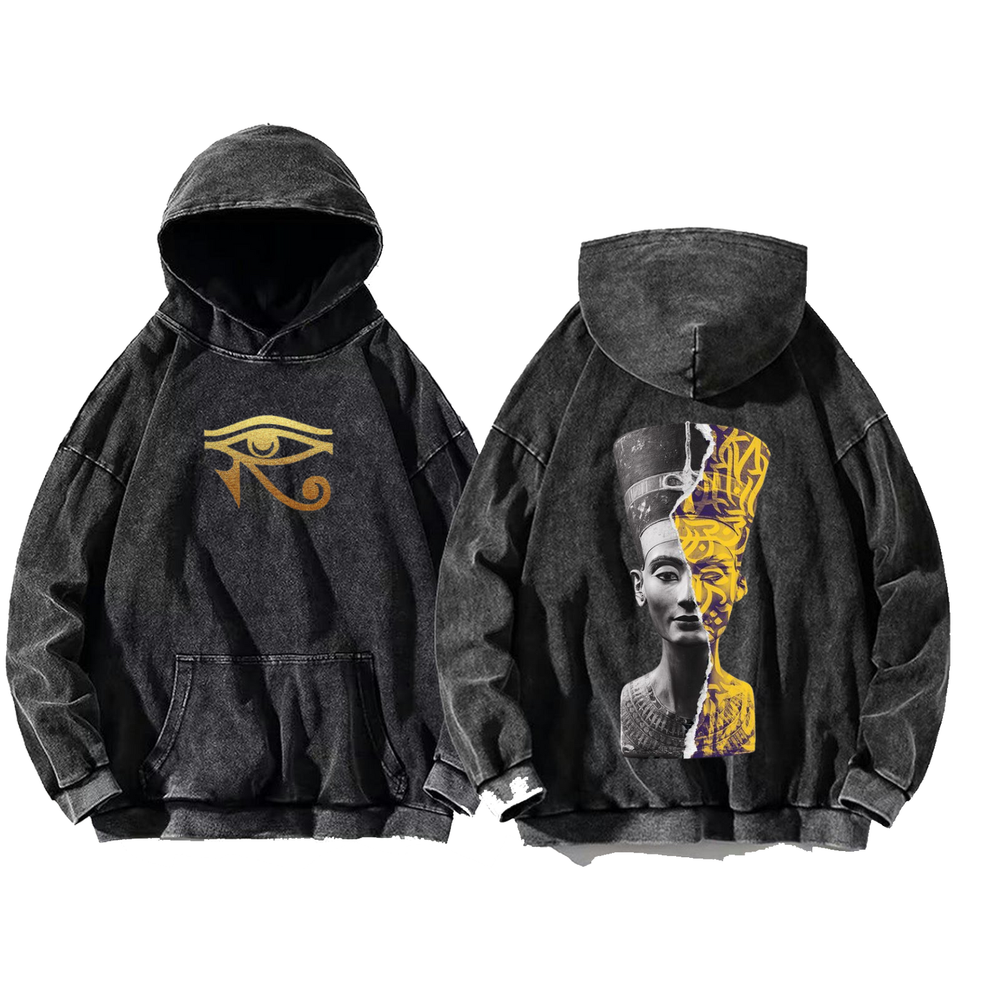 Egypt Over Size hoodie Washed Back 6