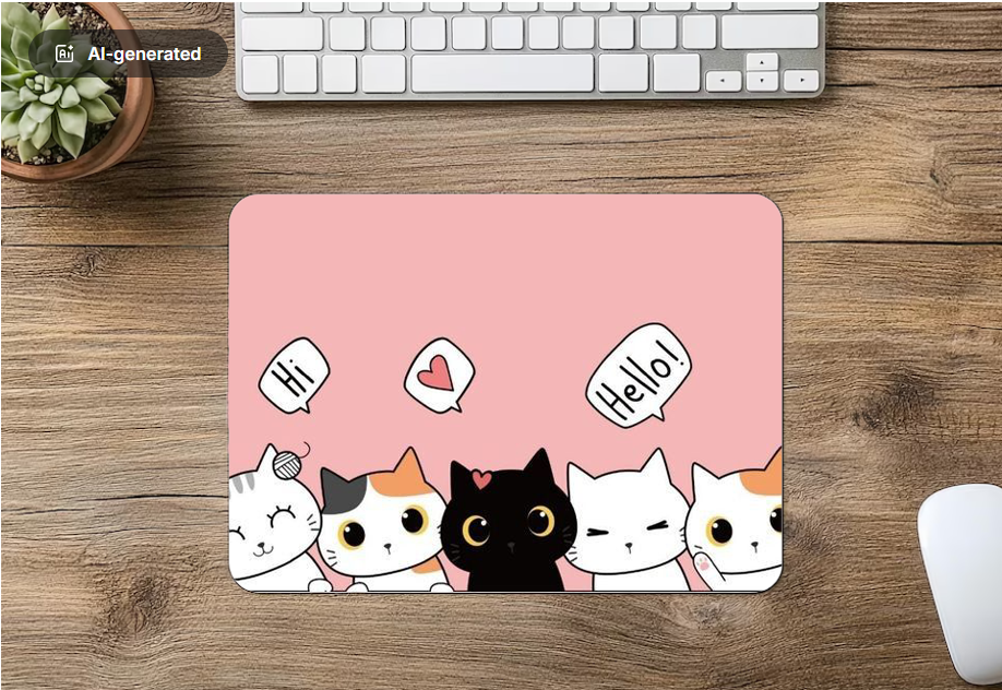 Mouse Pad Hello!