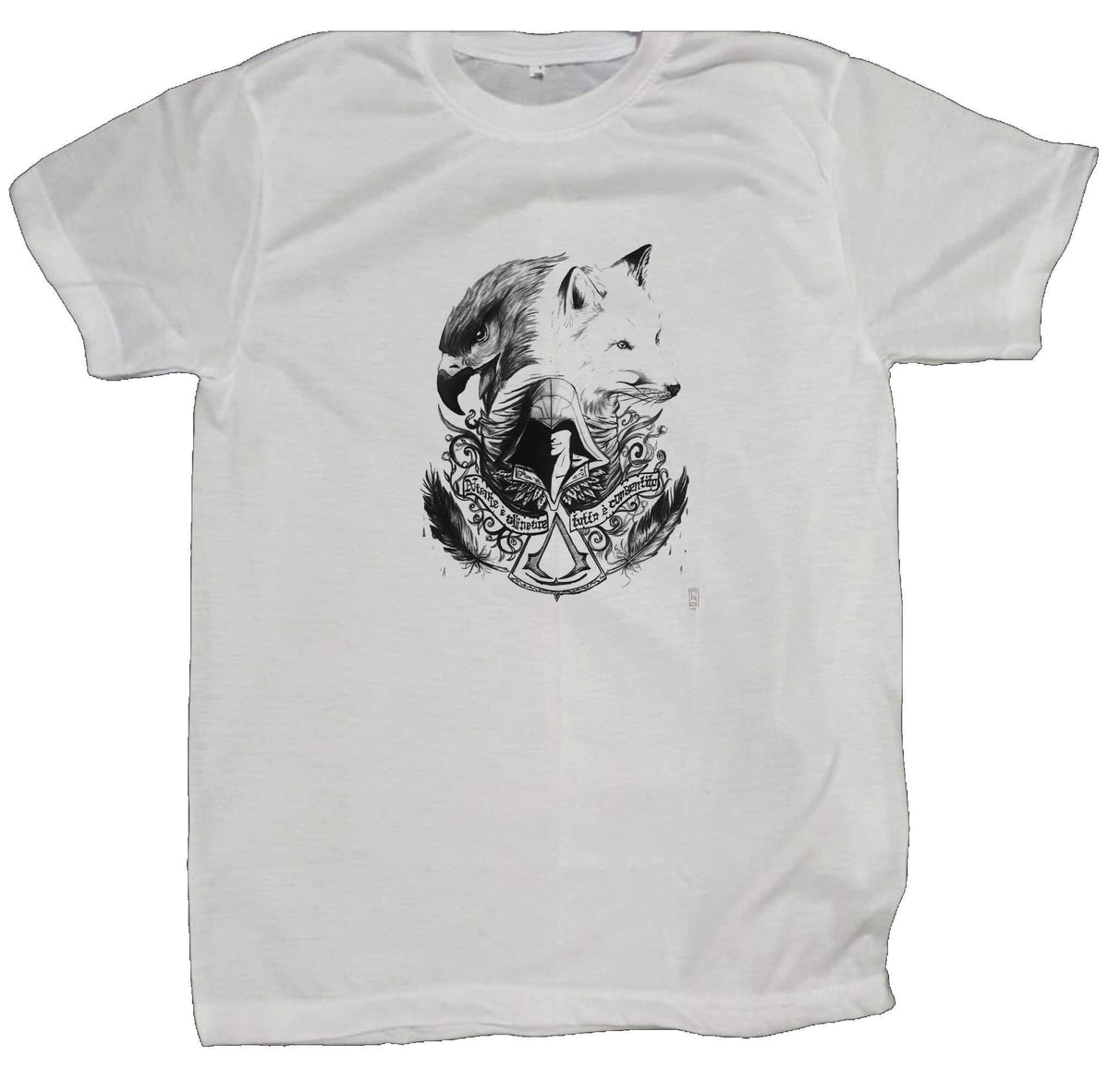 Assassin's Creed t-shirt fit White 6
