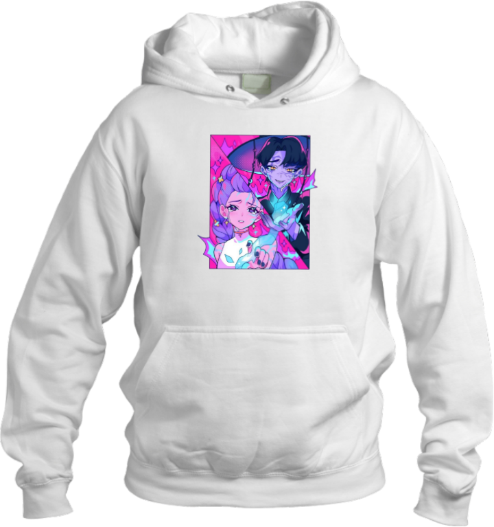 Hunterix kpop Oversize Hoodie White 6