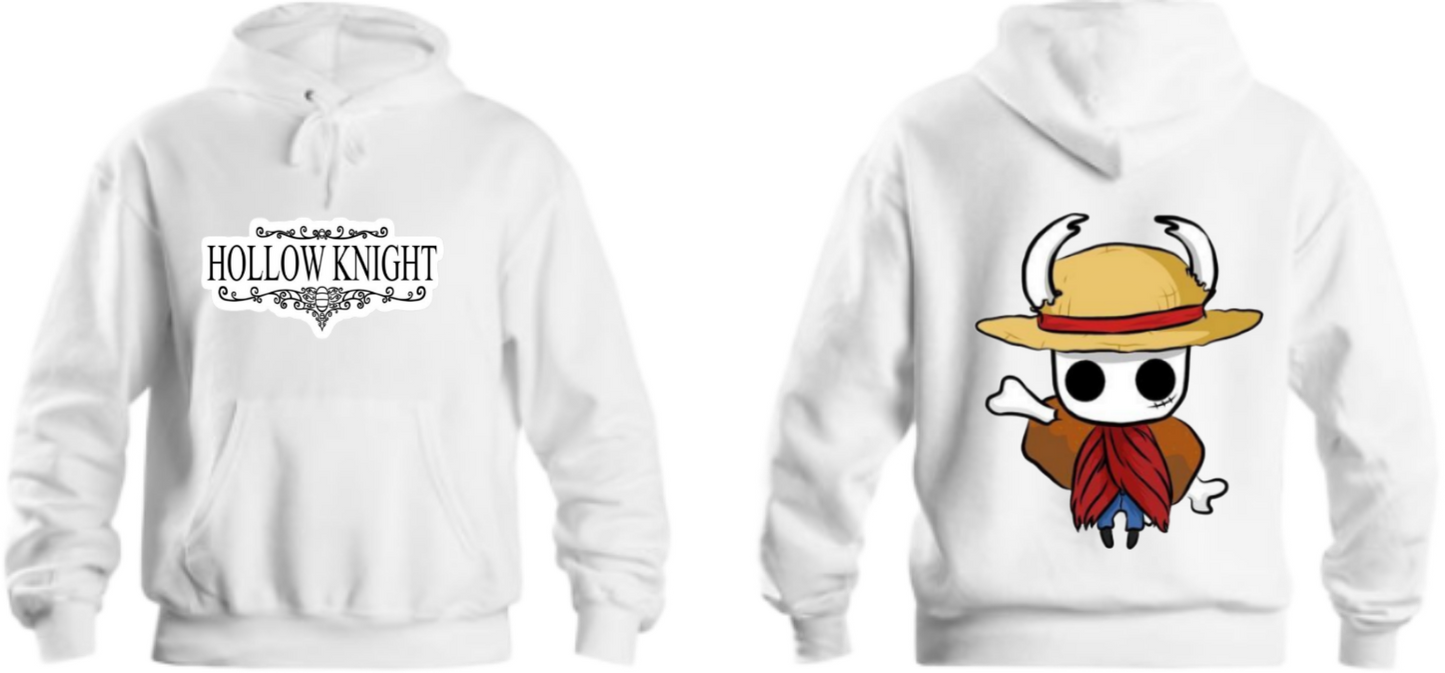 Hollow Knight One Size hoodie White Back 6