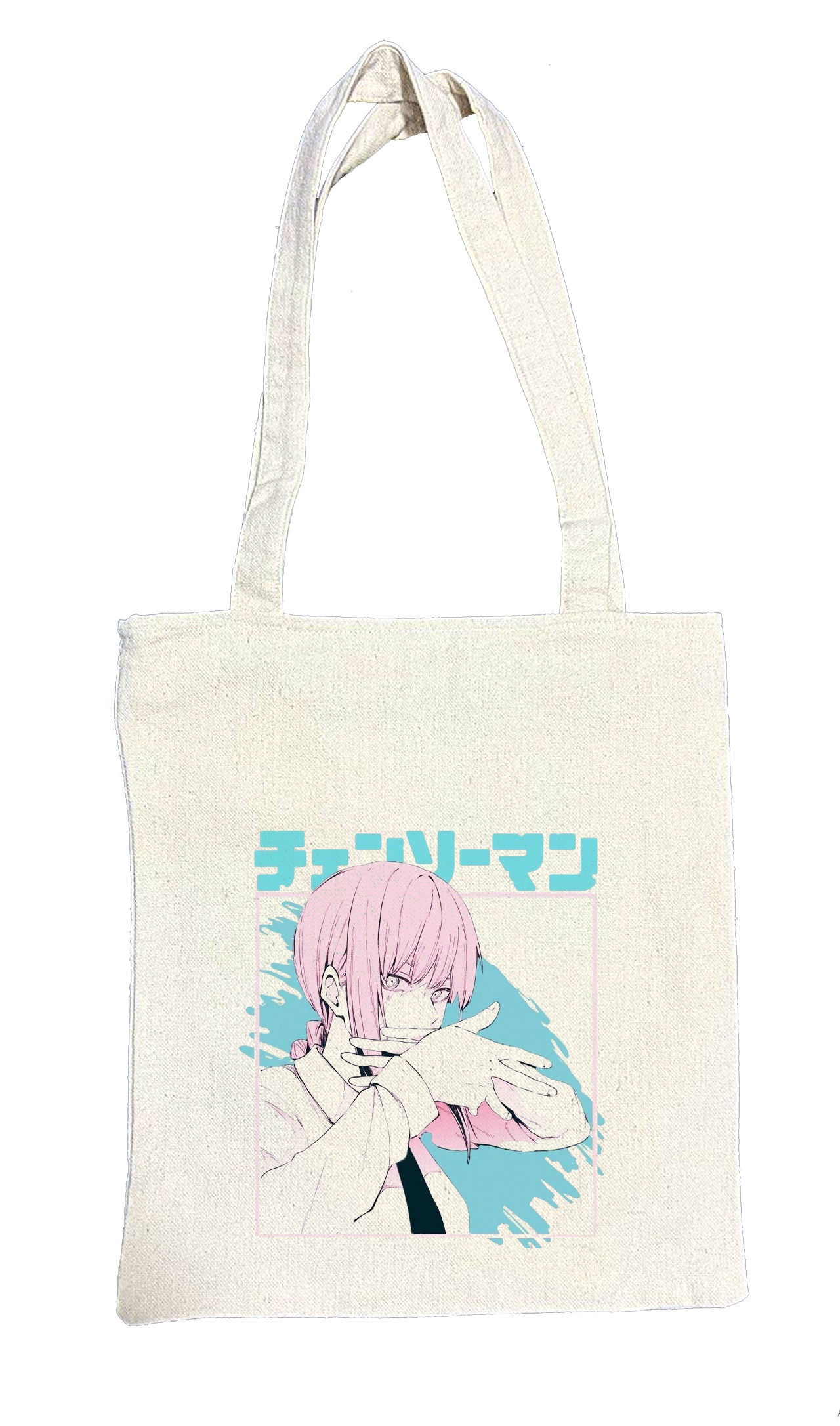 Chainsaw Man tote bag beige 9