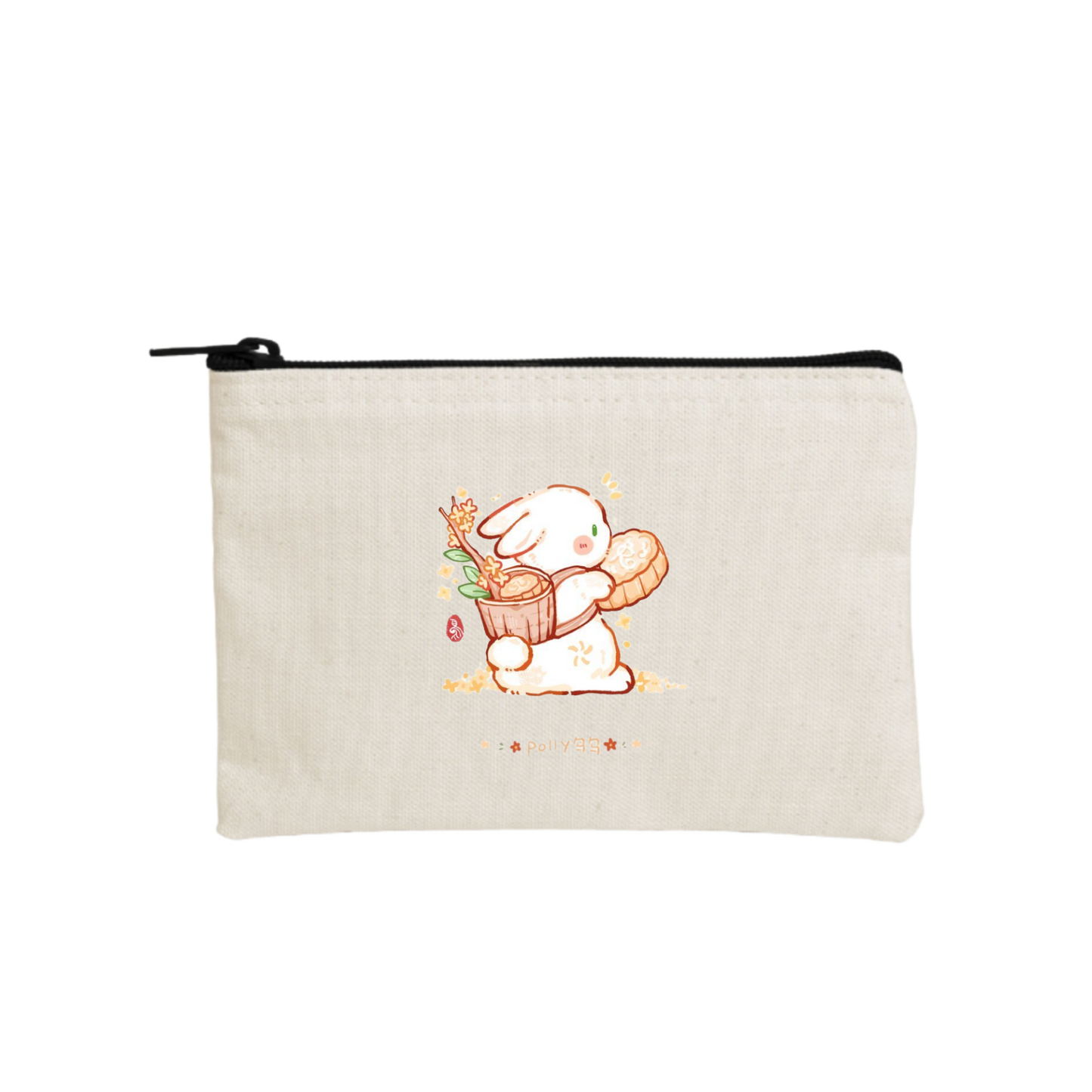 bunny wallet pencil case Beige 7
