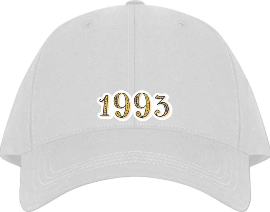 age Baseball cap White 1993