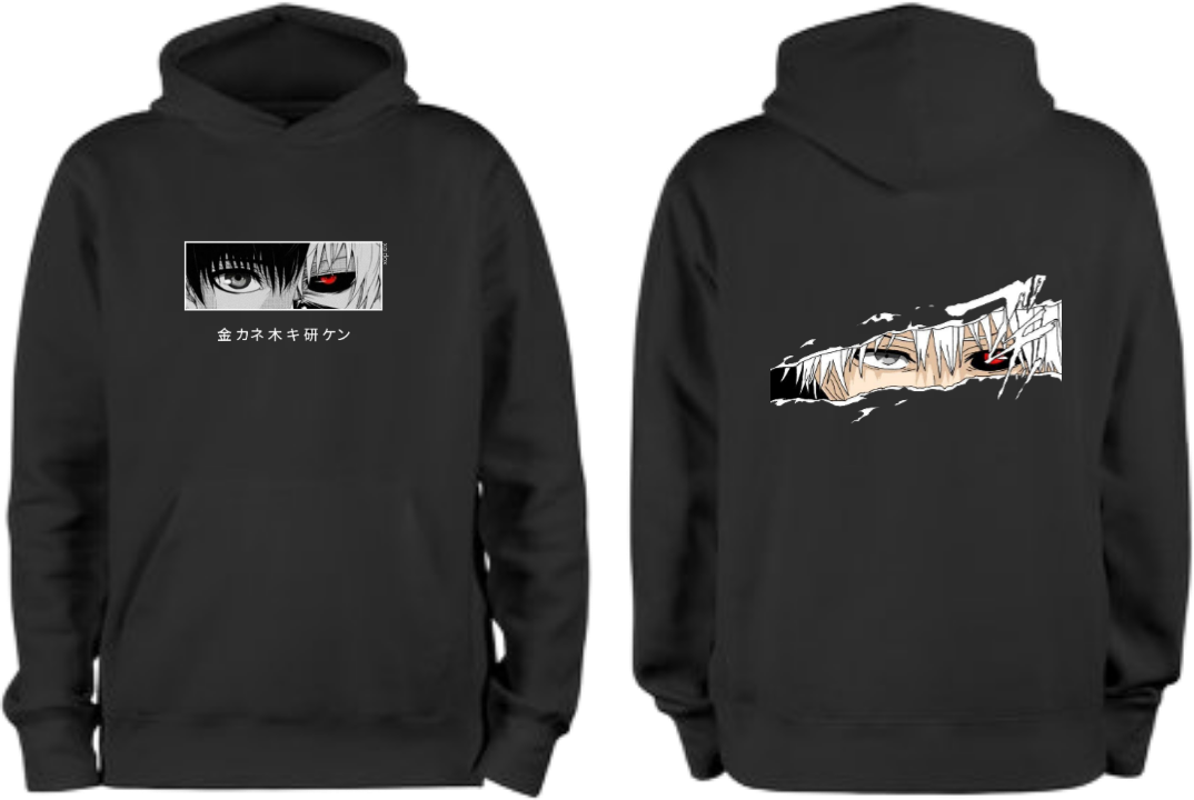 Tokyo Ghoul One Size hoodie Black Back 6