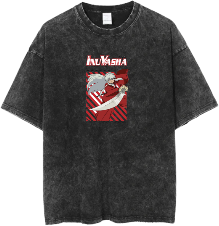 Inuyasha t- shirt One Size Washed 6