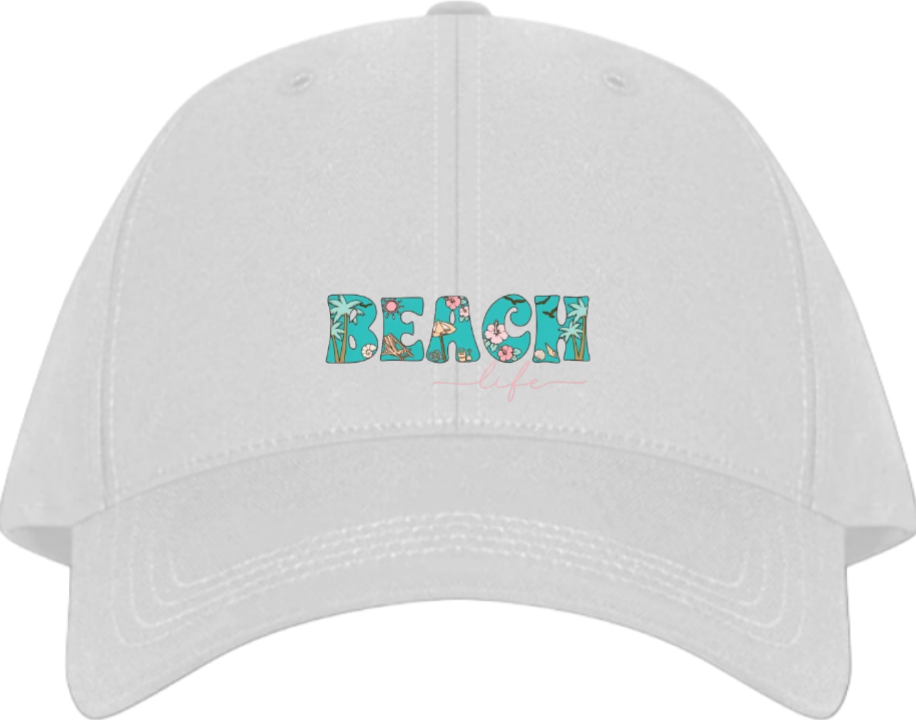 Summer Vibes Baseball cap White 6