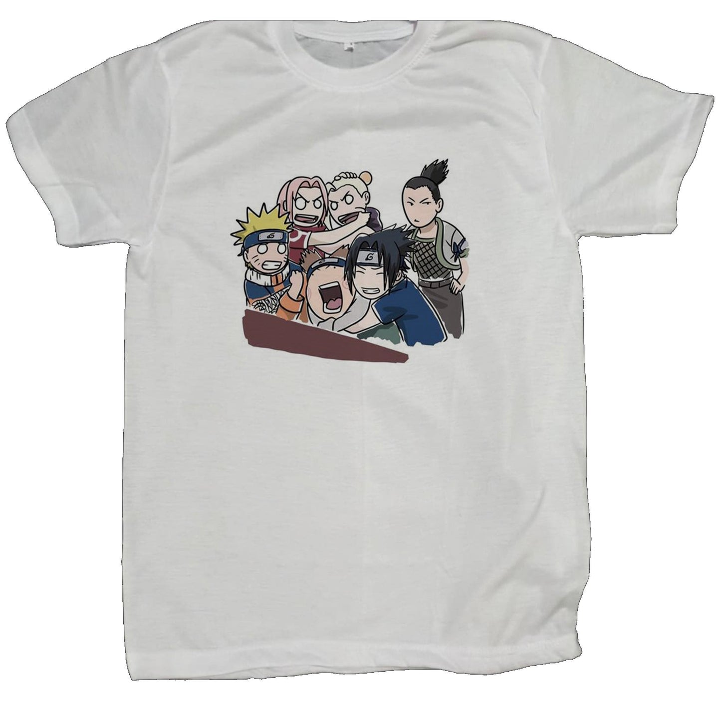 Naruto Shippuden t- shirt fat White 70