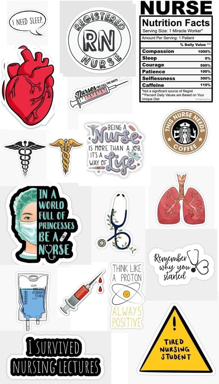 NURSE Laptop Stickers
