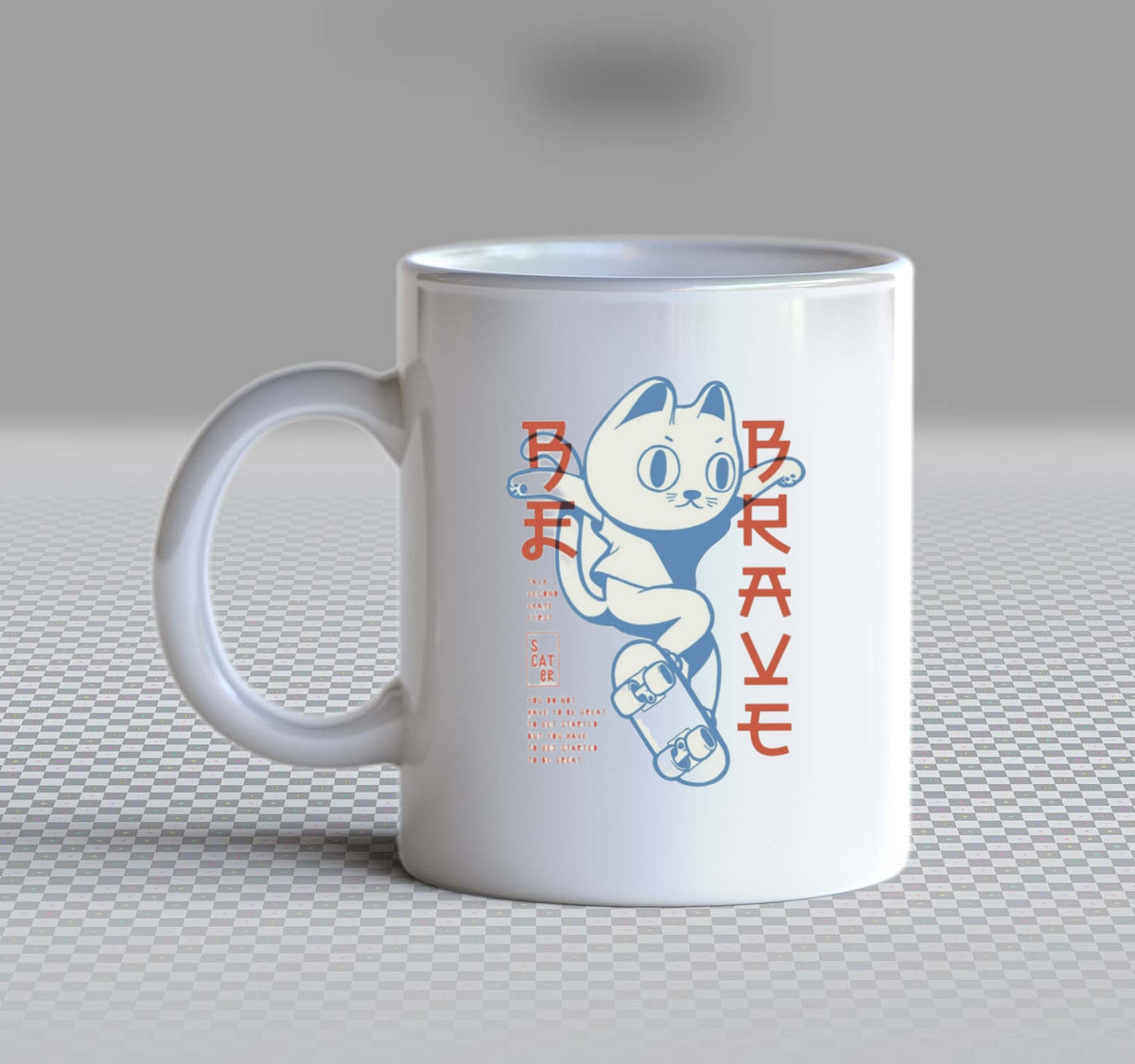 Be Brave Mug White 148
