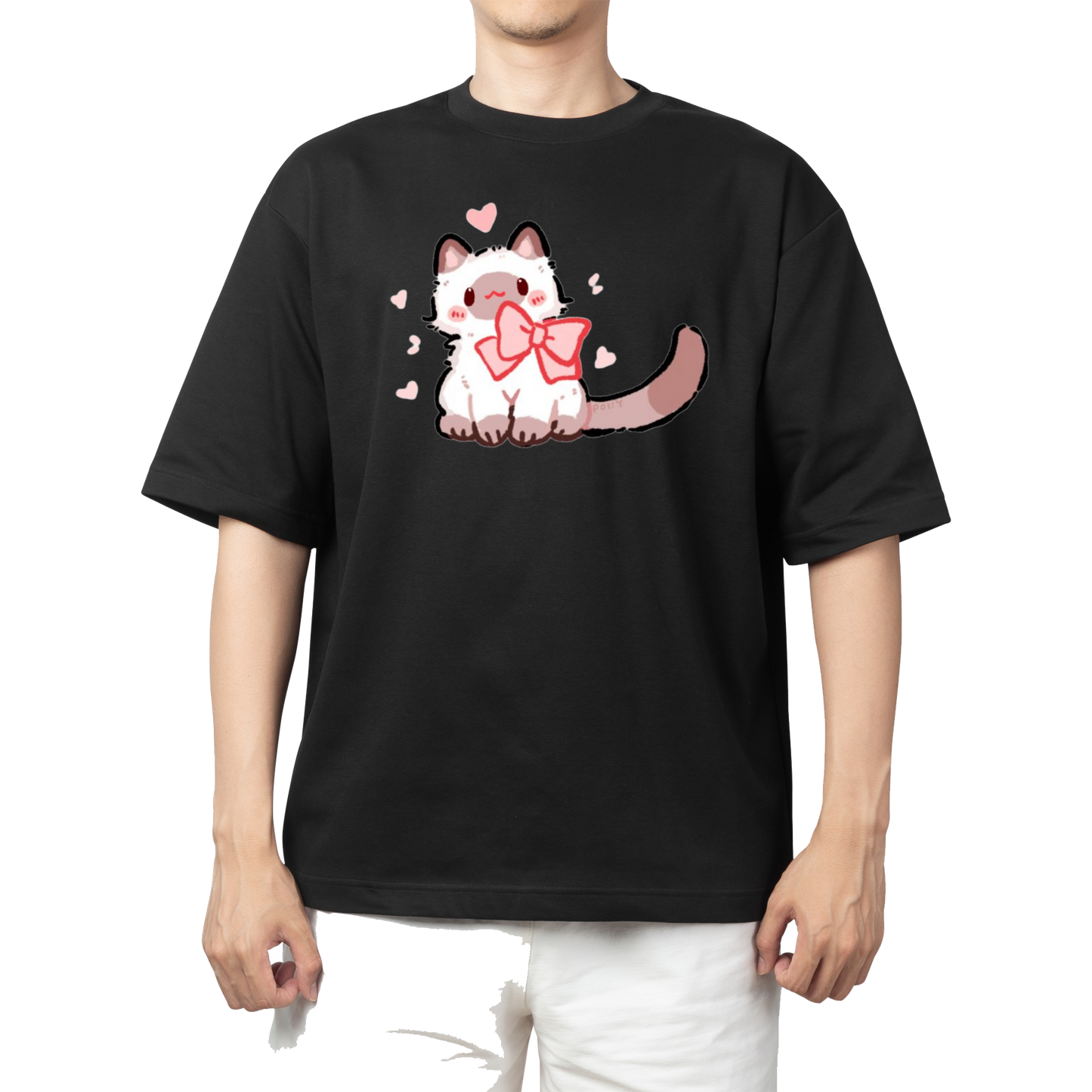cat One Size t- shirt Black 71