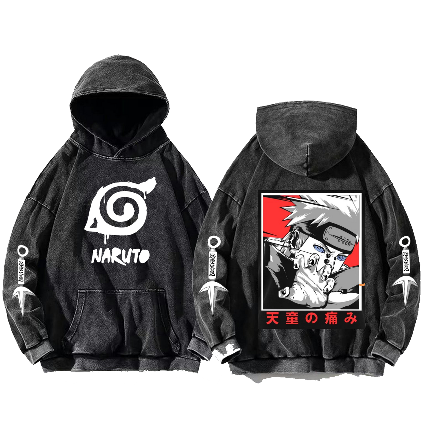 Naruto Shippuden One Size hoodie Washed Back 71