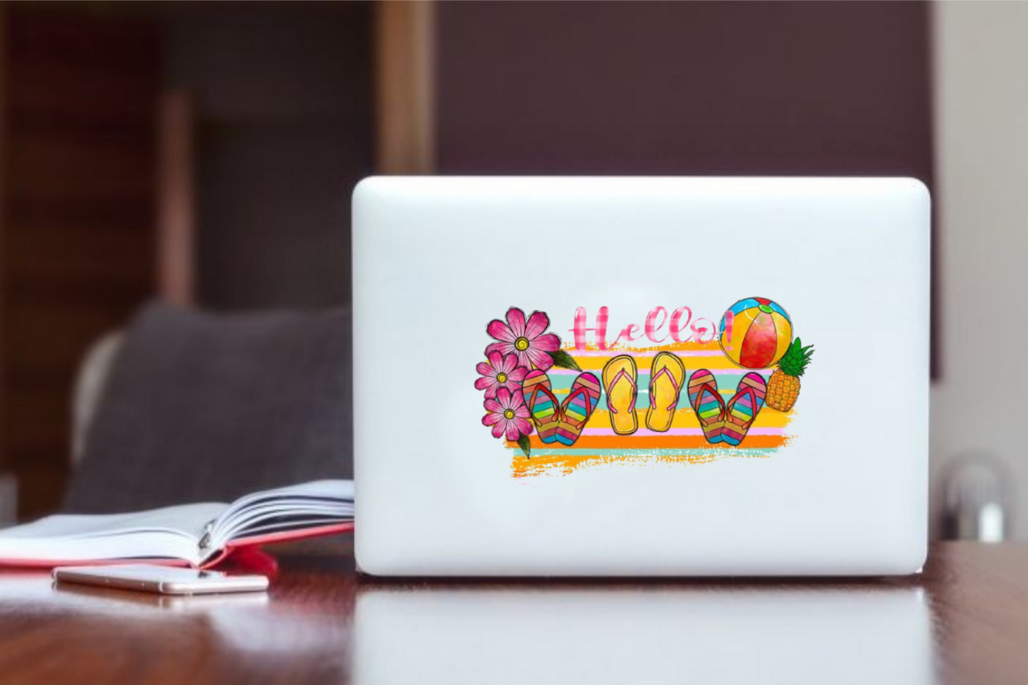 Summer Vibes Laptop Sticker 72