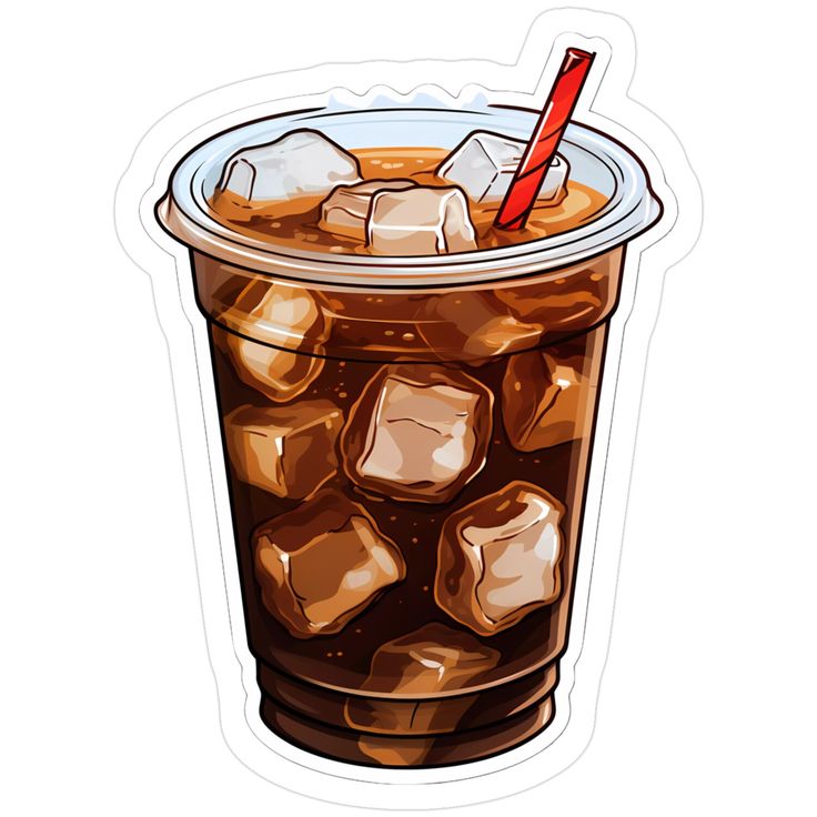 Sticker coffee Iced Coffee 73