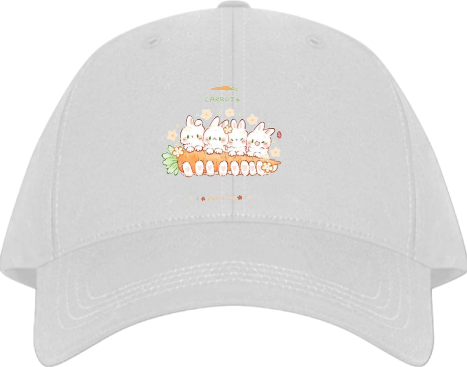 bunny Baseball cap White 74