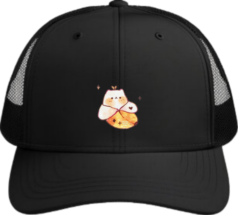 bunny Baseball cap Black 74