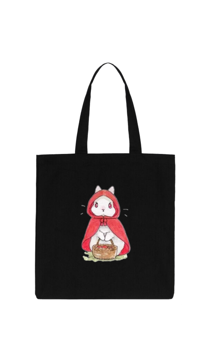 bunny tote bag White 74