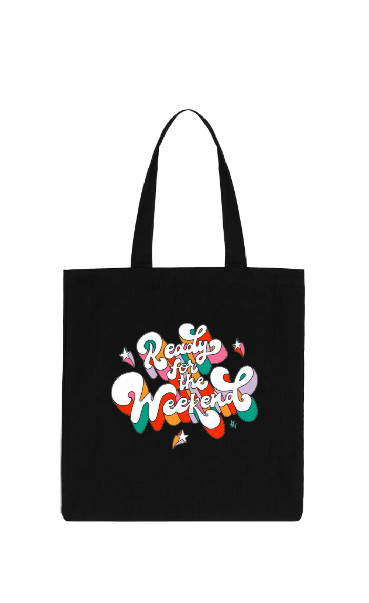 Realy the the tote bag Black 74