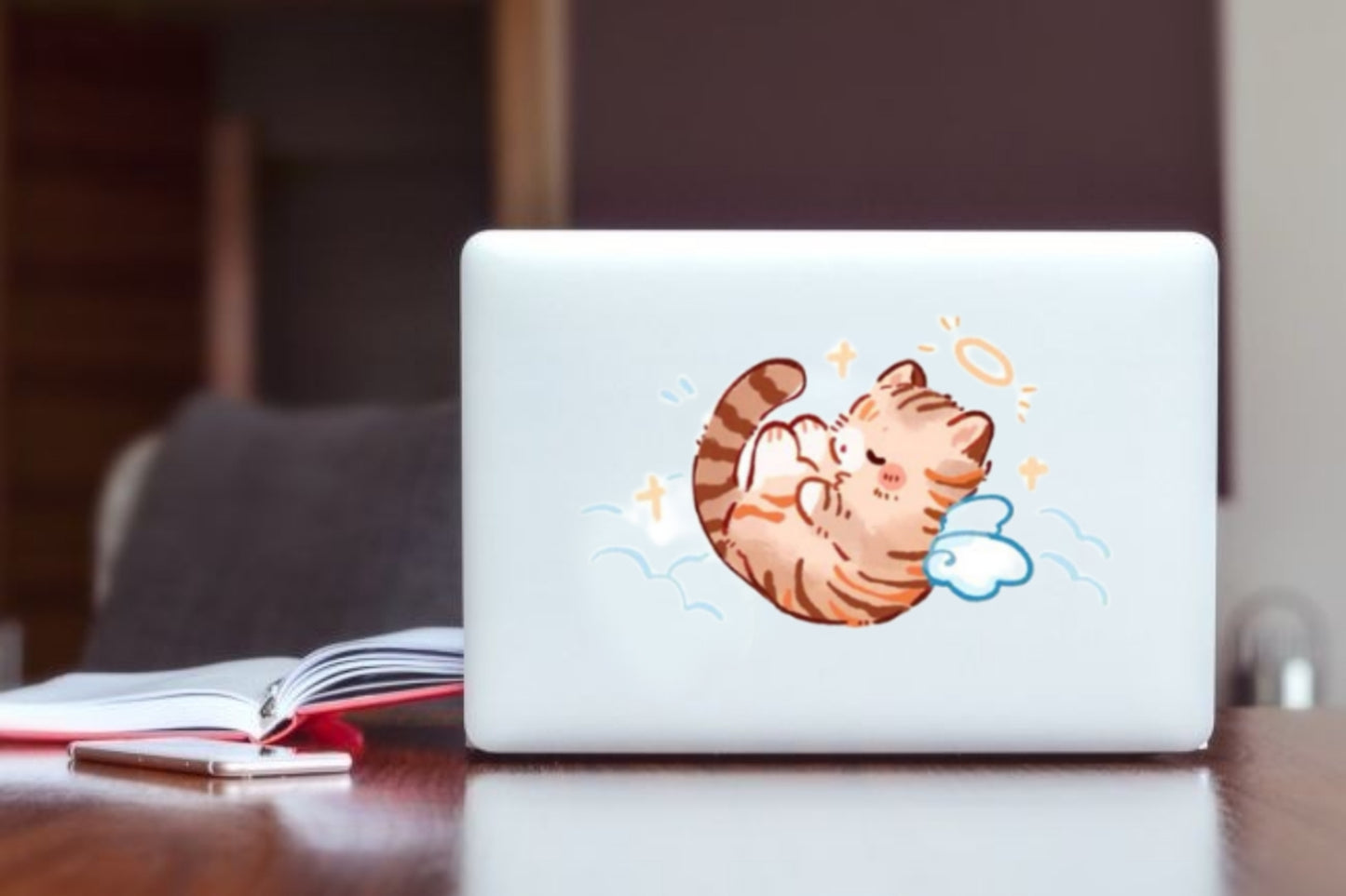 cat Laptop Sticker 74