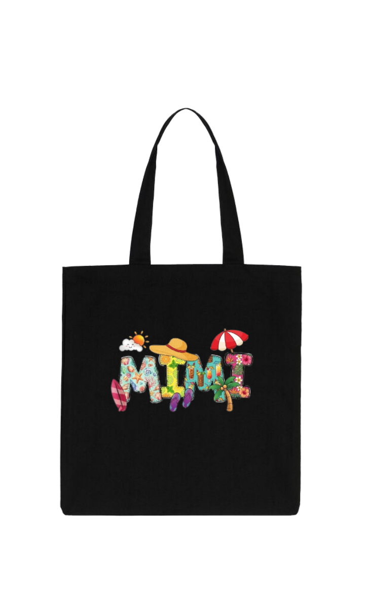Summer Vibes tote bag Black 75