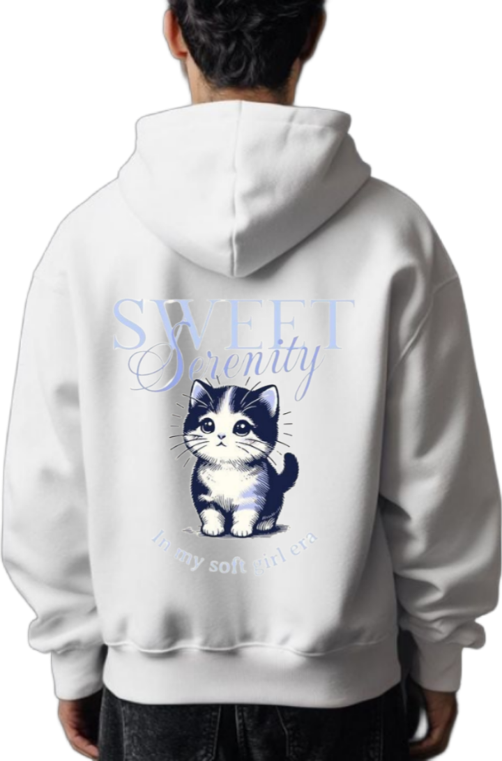 SWEET Cronity One Size hoodie White Back 76