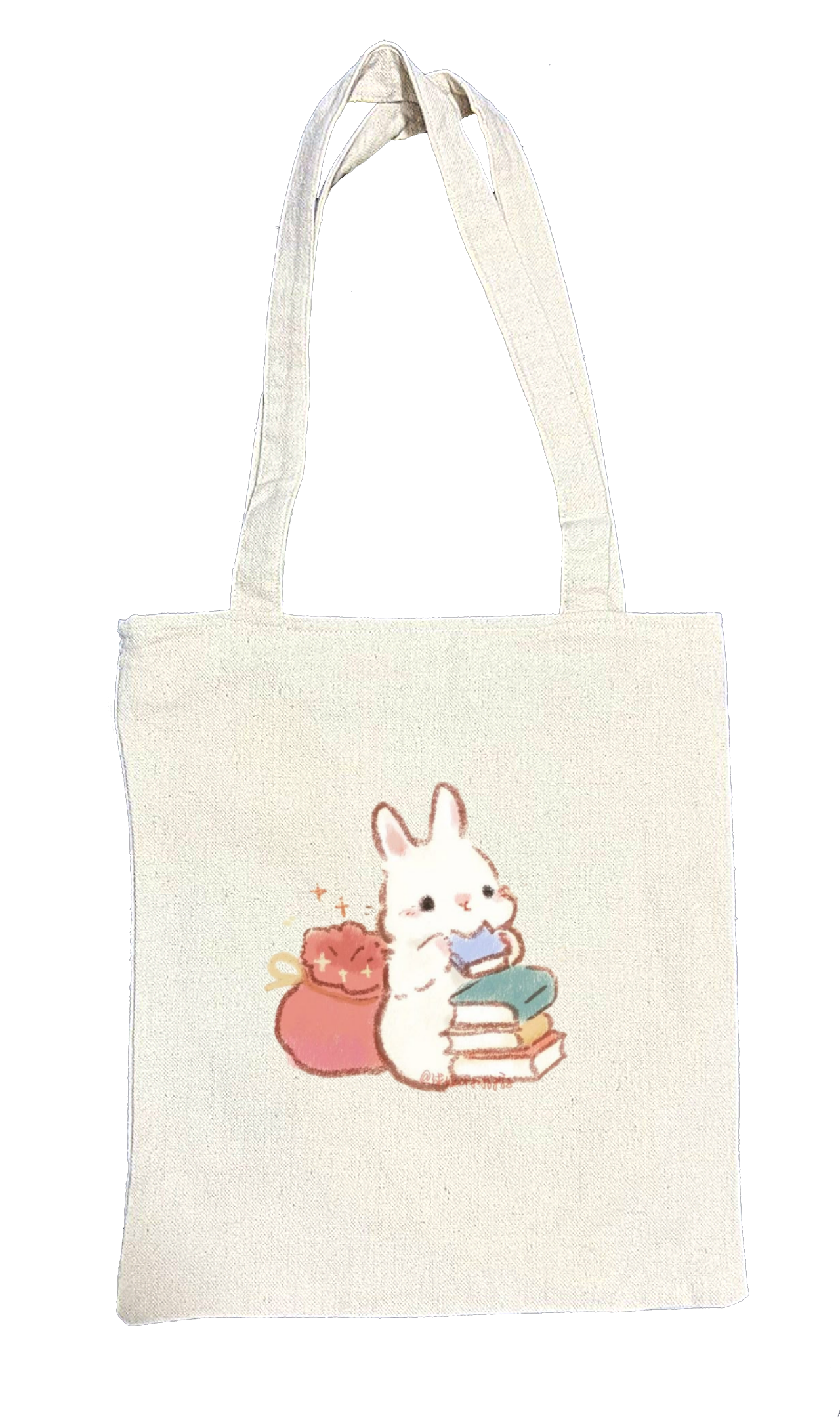 bunny tote bag White 76