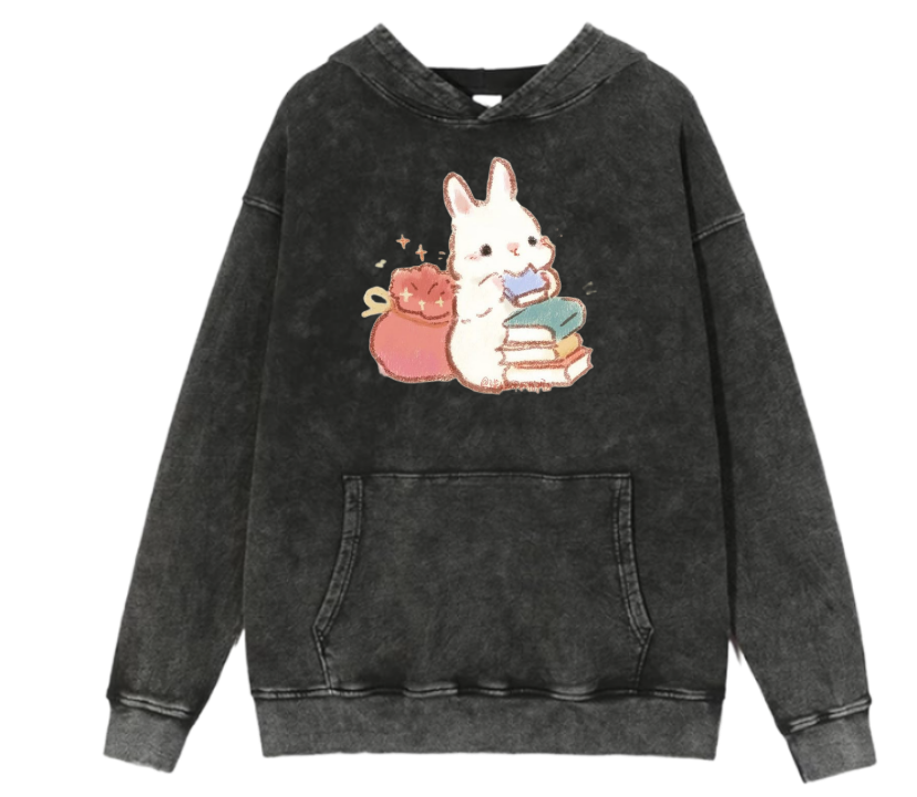bunny Oversize Hoodie Washed 76