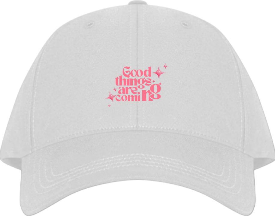 Good things are coming Baseball cap White 72