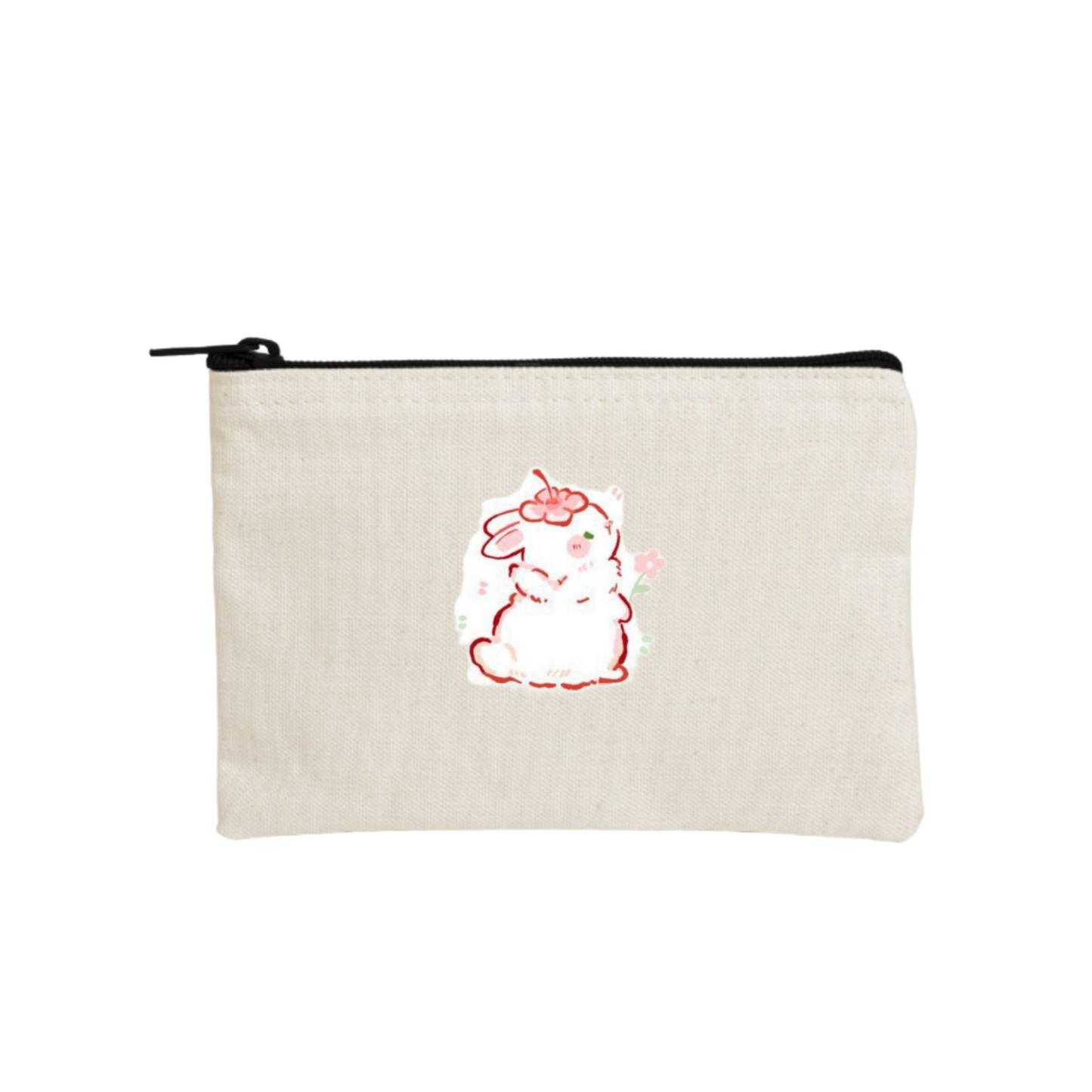 bunny wallet pencil case Beige 67