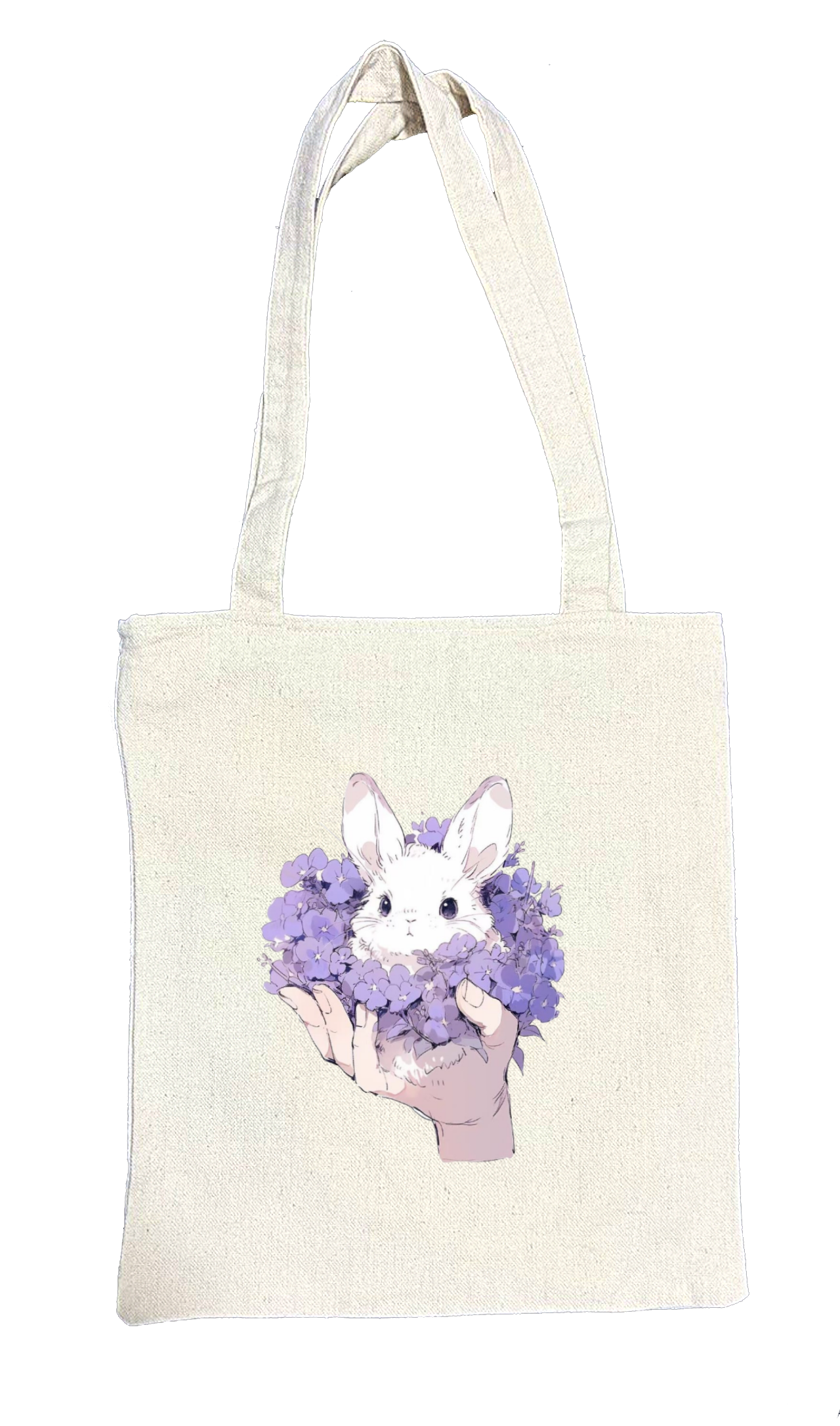 bunny tote bag White 78
