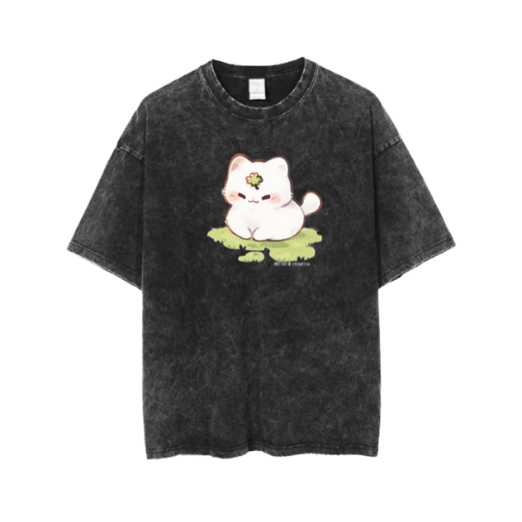 cat One Size t- shirt Washed 78